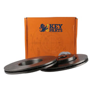 Key Parts Front Brake Discs & Pads fits Renault Scénic II 2003-2009 1.9 2.0
