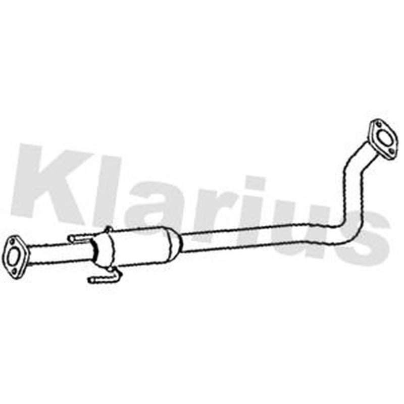 Klarius Box With Centre Pipe Centre fits Nissan Micra IV 2010-2020 1.2