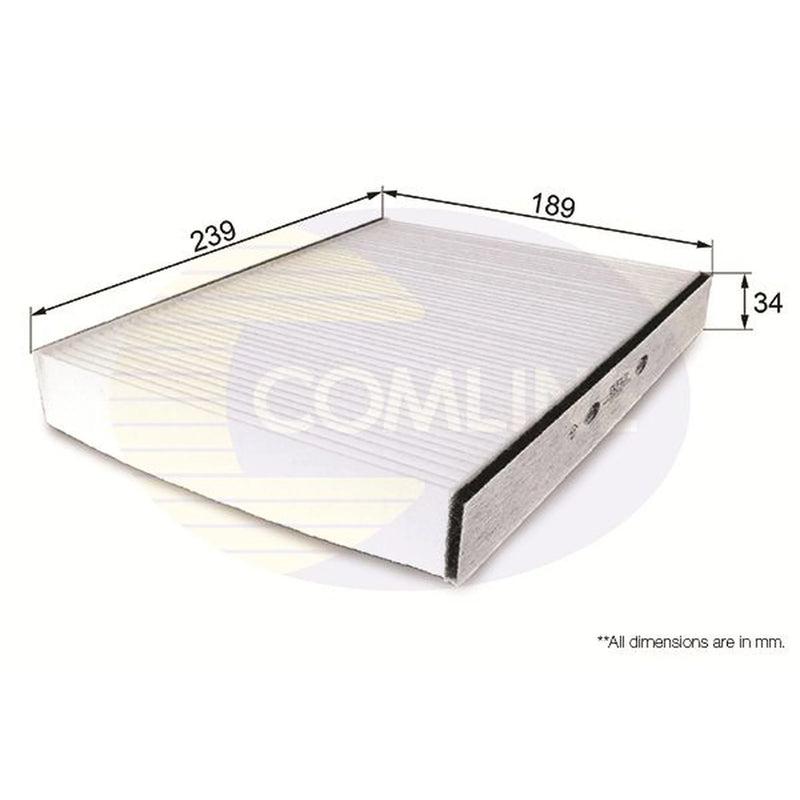 Comline Full Service Kit with Air, Oil, Fuel & Cabin Filters fits Ford Fiesta V