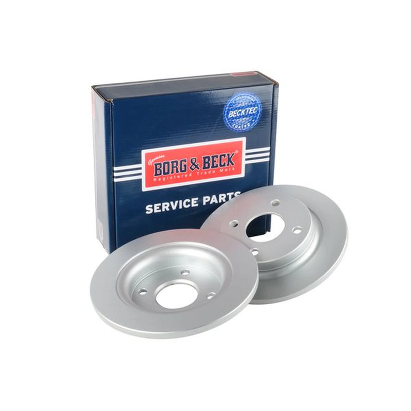 Borg & Beck Front & Rear Brake Discs & Pads fits Ford Fiesta VII 2018 on 1.5