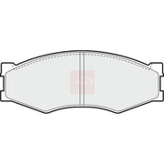 Apec Front Brake Pad Set fits Nissan Bluebird 1983-1992 1.6 1.8 2.0