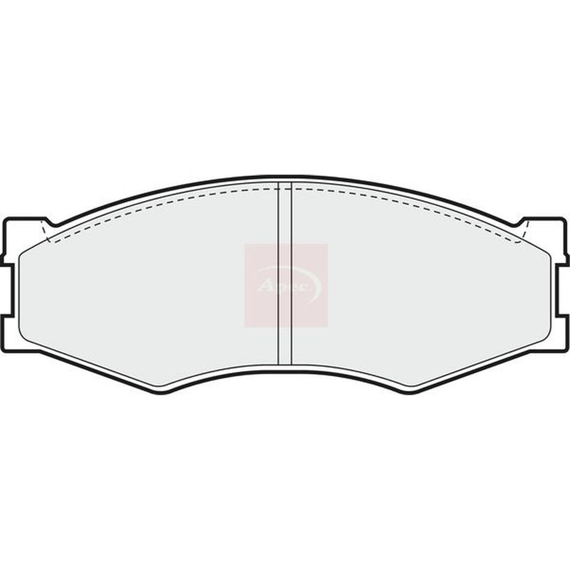 Apec Front Brake Pad Set fits Nissan Bluebird 1983-1992 1.6 1.8 2.0