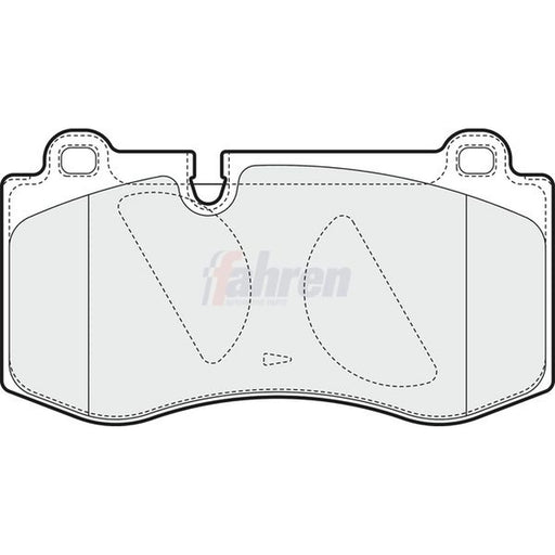 Fahren Front Brake Pad Set FBP4267