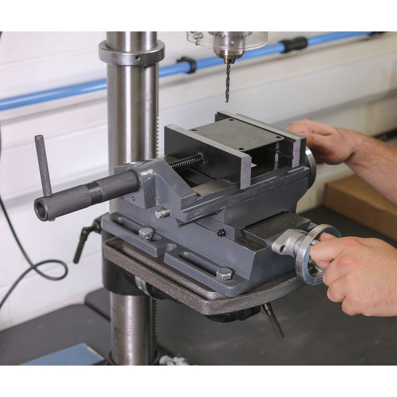 Sealey Cross Vice 150mm Professional CV6P Sealey - Dynamic Drive