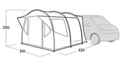 Easy Camp Reine Driveaway Awning Grey Easy Camp - Dynamic Drive