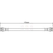 Apec Brake Hydraulic Hose Line Rear fits Seat Mii 2011-2019 1.0