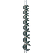 Draper Metric Crow Foot Spanner Set on a Metal Rail, 3/8" Sq. Dr. (8 Piece) Draper - Dynamic Drive