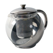 Edgcumbe stainless steel and glass teapot (0.9L) 1177 UK Camping And Leisure - Dynamic Drive