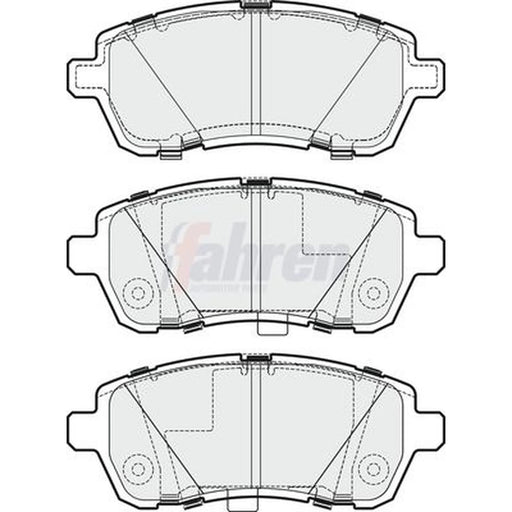 Fahren Front Brake Pad Set FBP3284