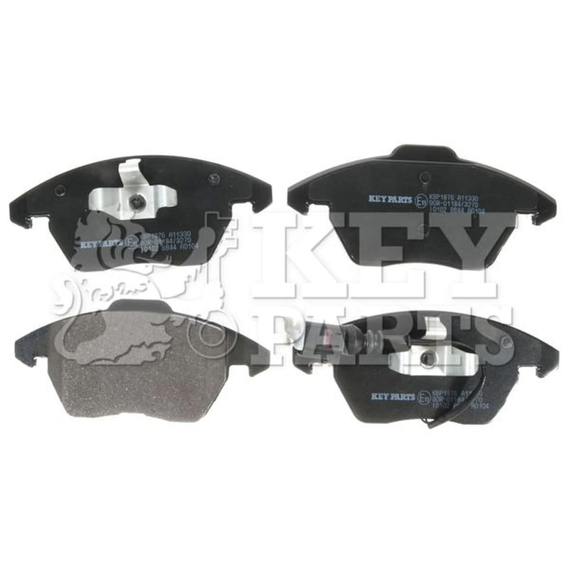 Key Parts 4 x Front Brake Pad Set fits Audi A1 2010-2018 1.4 1.6 2.0