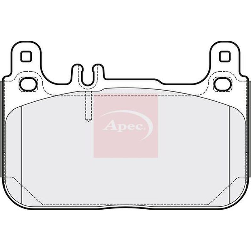 Apec Front Brake Pad Set fits Mercedes-Benz S-Class 2014-2017 222.004 222.104