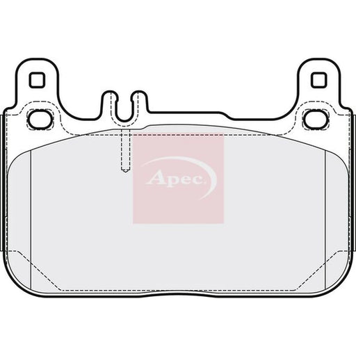 Apec Front Brake Pad Set PAD2053
