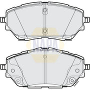NAPA Front Brake Pad Set fits Toyota C-Hr 2016 on 1.2 1.8