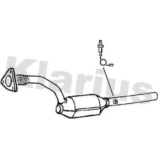 Klarius Catalyst Type Approved With Pipe Front fits Renault Laguna II 2001-2007