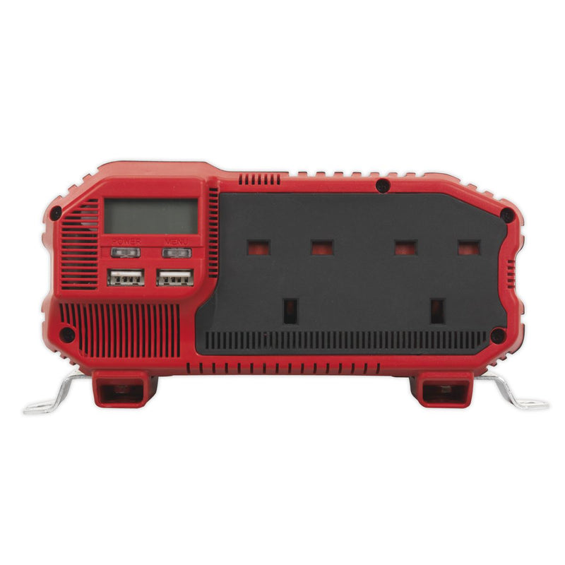 Sealey Power Inverter Modified Sine Wave 1100W 12V DC 230V ~ 50Hz PI1100 Sealey - Dynamic Drive