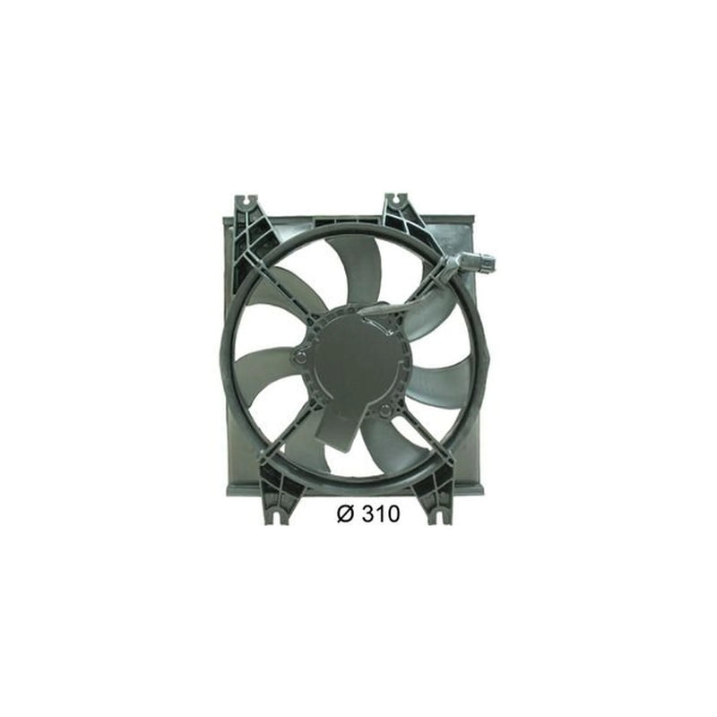 Mahle Air Con Condenser Fan fits Hyundai Accent II 2000-2005 1.3 1.5 1.6