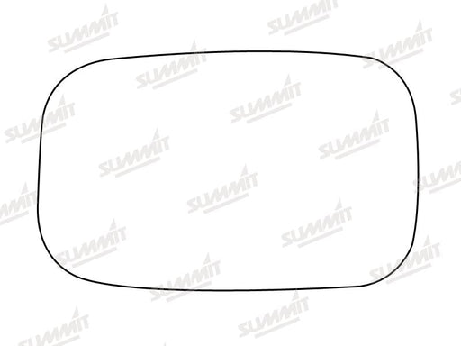 Summit Stick-On Anti Dazzle Mirror Glass fits Rover Metro 90 on LHS & RHS Summit - Bars 4 Cars