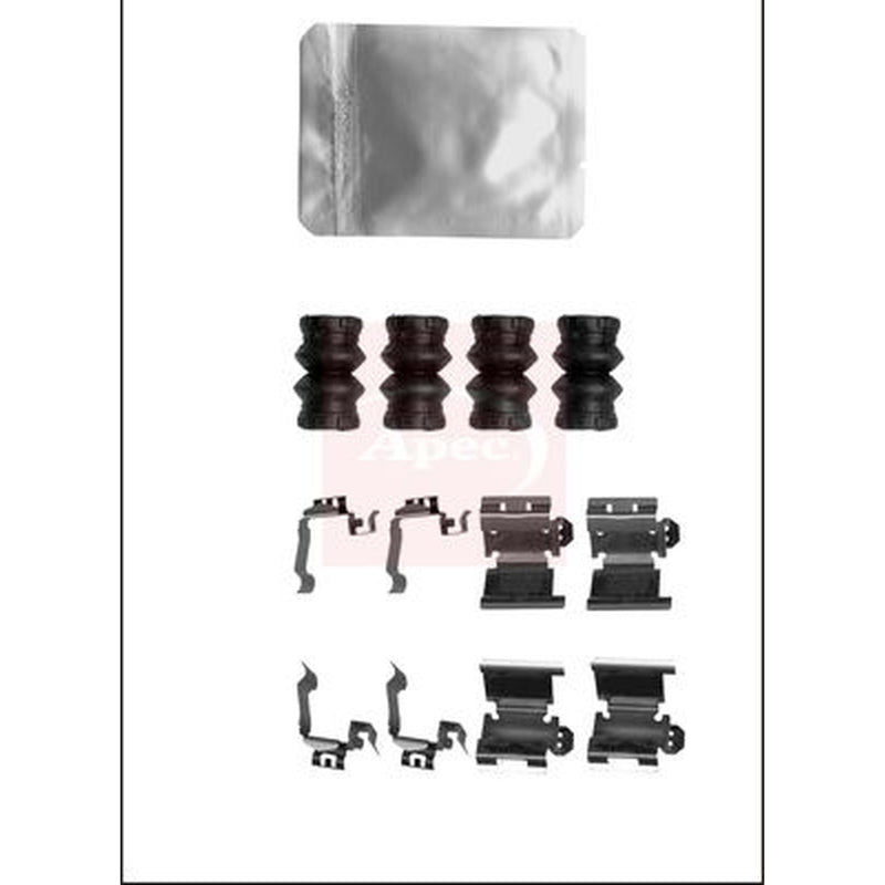 Apec Brake Pad Accessory Fitting Kit Rear fits Chrysler Grand Voyager V