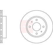 Apec 2 x Vented Front Brake Discs DSK143-x2