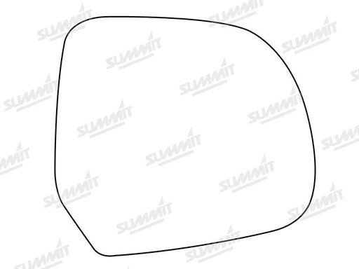 Summit Heated Base Plate With Standard Mirror Glass fits Nissan Micra 12 on RHS Summit - Bars 4 Cars