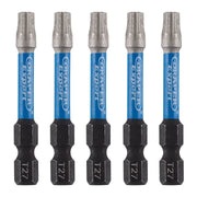 Draper Expert TX-STAR Impact Screwdriver Bits, T27 x 50mm, 1/4" Hex (Pack of 5) Draper - Dynamic Drive