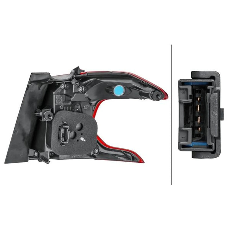 Hella Tail Light / Lamp LED Left fits Peugeot 2008 I 2013-2019 1.2 1.4 1.5 1.6