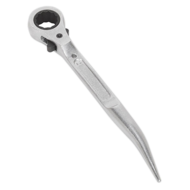 Siegen 21mm Ratchet Scaffold Podger Reversible Socket Wrench Scaffolders Siegen  - Dynamic Drive