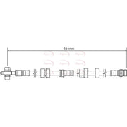 Apec Brake Hydraulic Hose Line Front HOS4293
