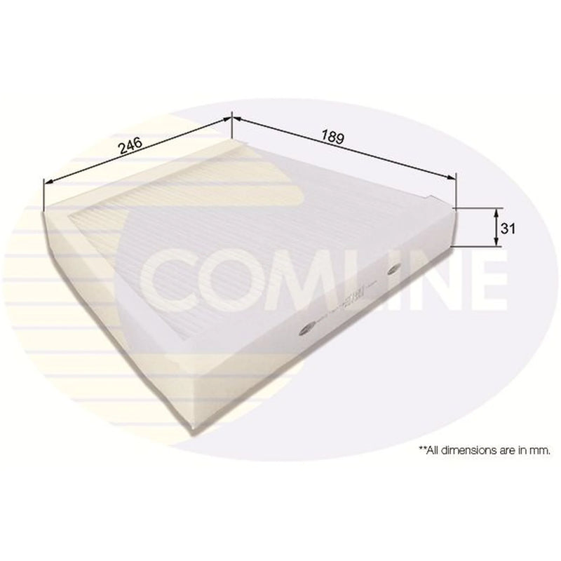 Comline Cabin Air Filter (Pollen Filter) fits Mercedes-Benz E-Class 2002-2008