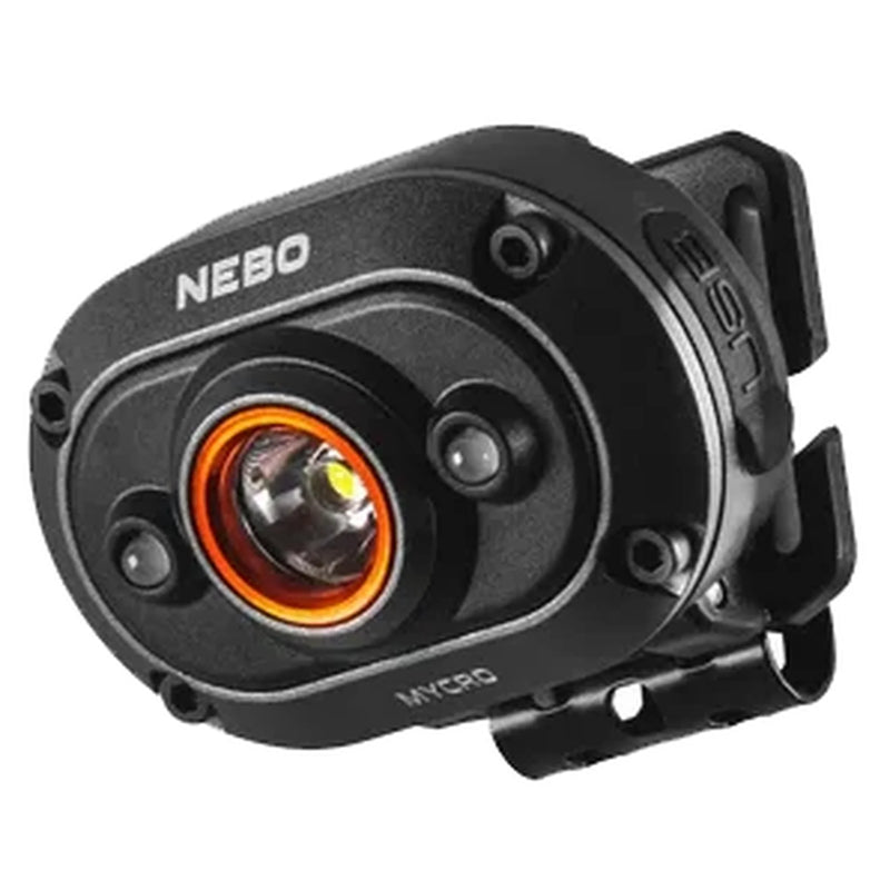 Nebo Mycro Headlamp & Cap Light 400 Lumen Rechargeable