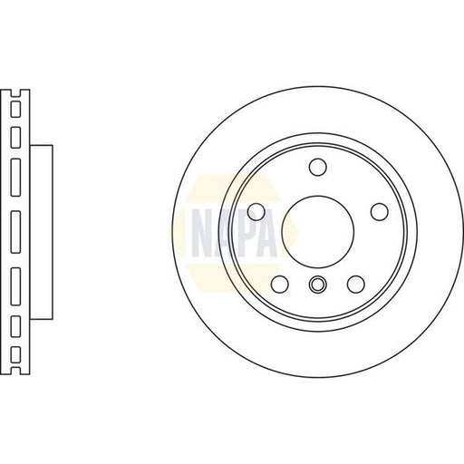 NAPA Front Vented & Rear Vented Brake Discs & Pads fits Mini Mini 2024-2025