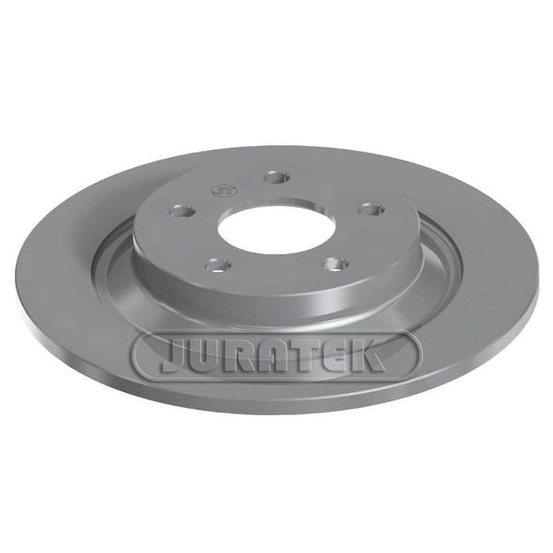 Juratek 2 x Solid Brake Discs fits Mazda 5 2005-2011 1.6 1.8 2.0