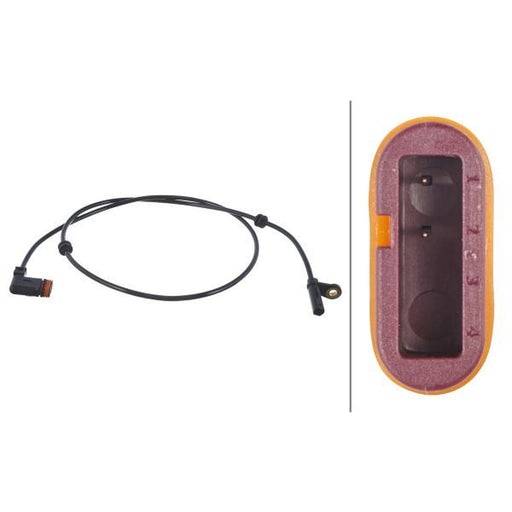 Hella ABS Wheel Speed Sensor Rear fits Mercedes-Benz Glk-Class 2008-2015