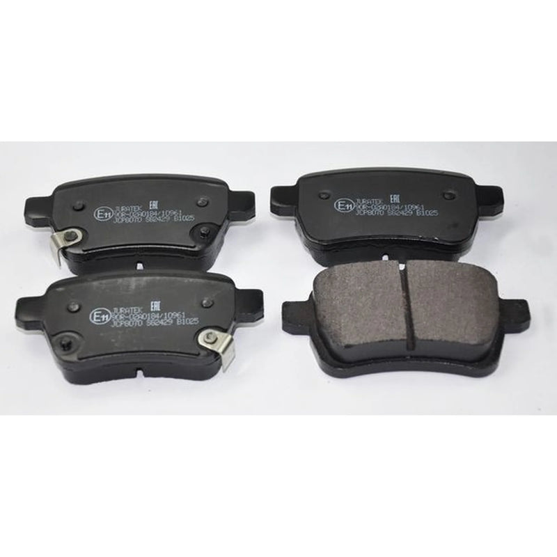 Juratek Front & Rear Pads fits Fiat 500L 2013-2014 1.4 1.6