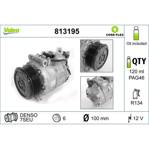 Valeo Air Conditioning Compressor 813195