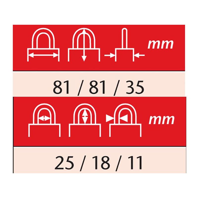 Abus Mechanical 20/80mm Diskus® Plus Padlock Keyed Alike 564323 ABUS Mechanical - Dynamic Drive