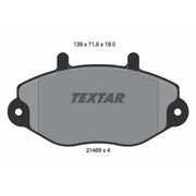 Textar Front Brake Pad Set 2146901