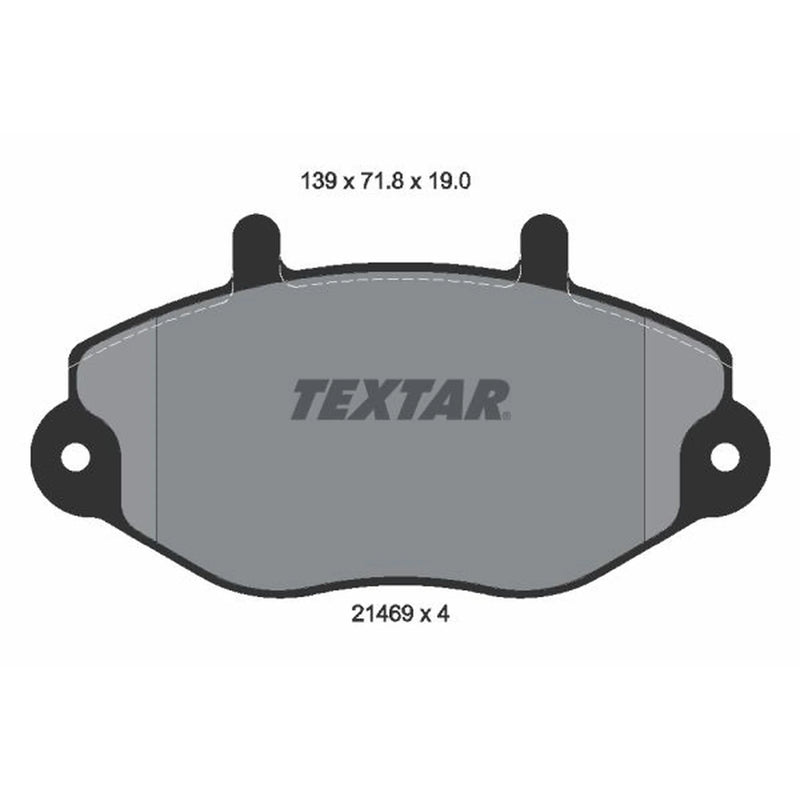 Textar Front Brake Pad Set 2146901