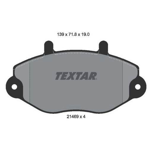 Textar Front Brake Pad Set 2146901