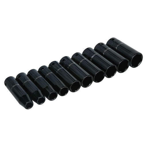 Bluespot Tools 1/2in Metric Deep Impact Socket Set 10-24mm, 10 Piece BlueSpot Tools - Dynamic Drive