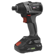Sealey Brushless Impact Driver 20V SV20 Series 1/4"Hex 200Nm Body Only Sealey - Dynamic Drive