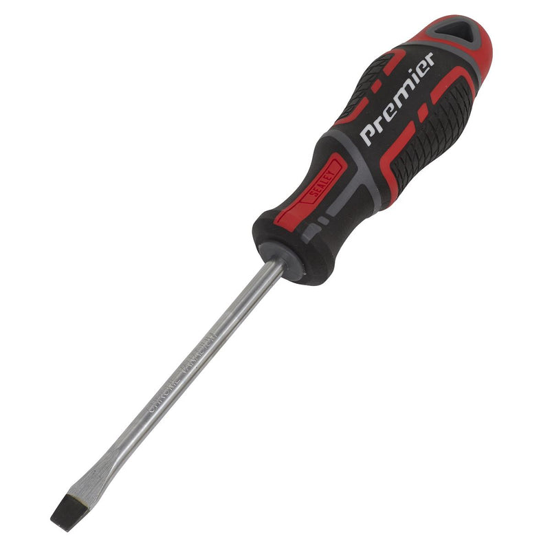 Sealey Premier Premier GripMAX Slotted Screwdriver 6 x 100mm AK4354 Sealey Premier - Dynamic Drive