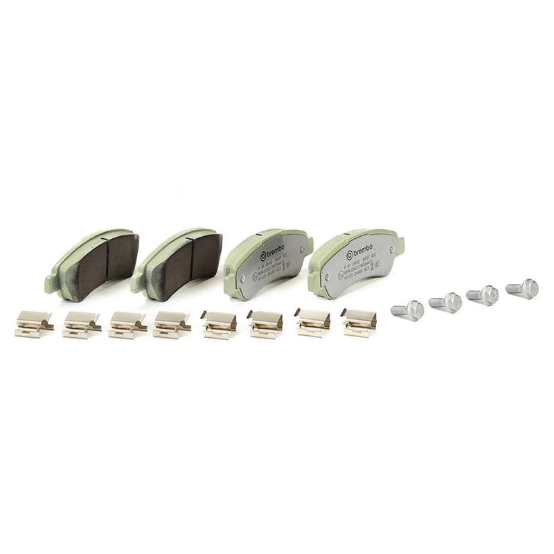 Brembo 4 x Rear Brake Pad Set fits Citroën Relay III 2006-2020 2.2 3.0