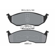 Textar Front Brake Pad Set 2304301