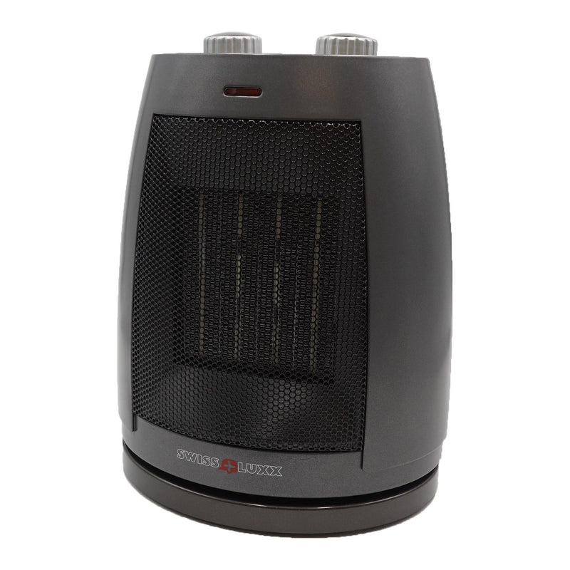 Fan Heater Caravan Motorhome Electric Low Wattage Swiss Luxx Swivelling Ceramic Swiss Luxx  - Dynamic Drive