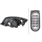 Hella Headlight Headlamp PY21W Right fits Skoda Fabia II 2006-2014