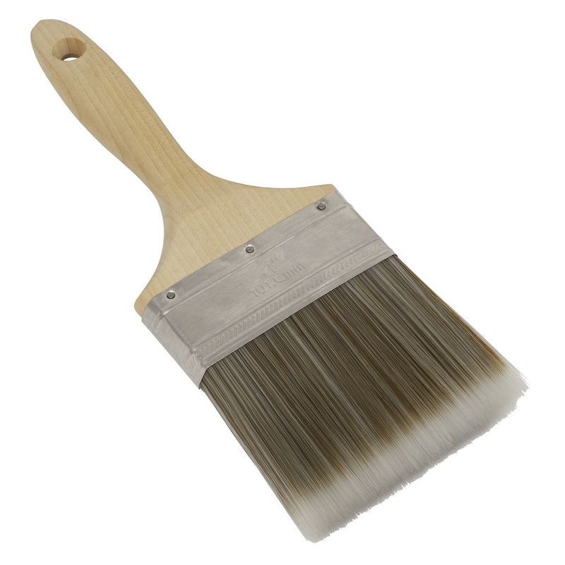 Sealey Wooden Handle Paint Brush 100mm SPBS100W Sealey - Dynamic Drive