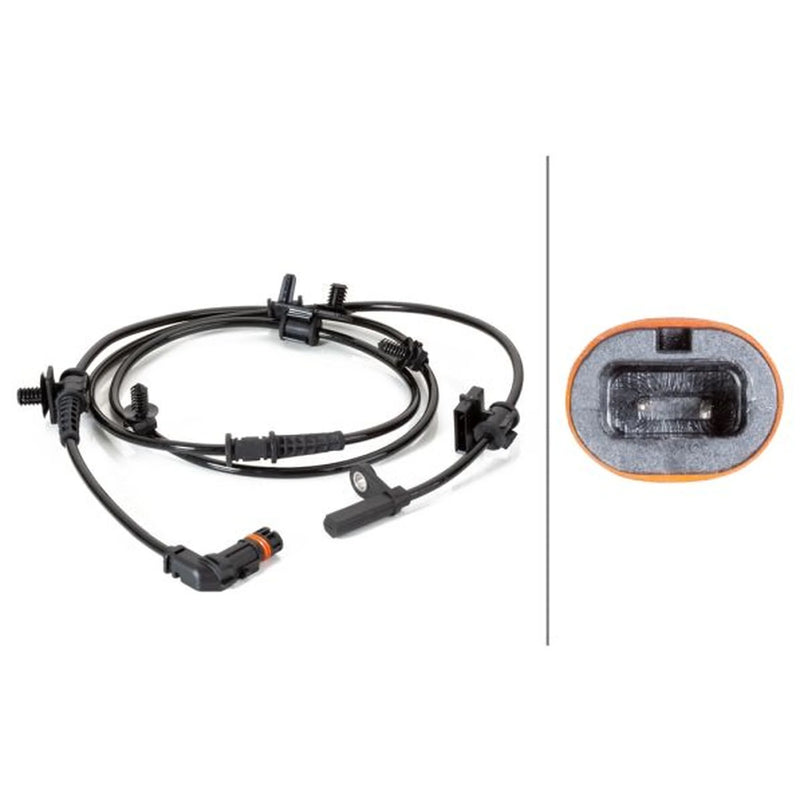 Hella ABS Wheel Speed Sensor Front fits Chrysler 300C 2004-2012 3.0 3.5 5.7