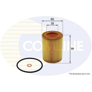 Comline Service Kit with Air, Oil & Cabin Filters fits Hyundai Accent II