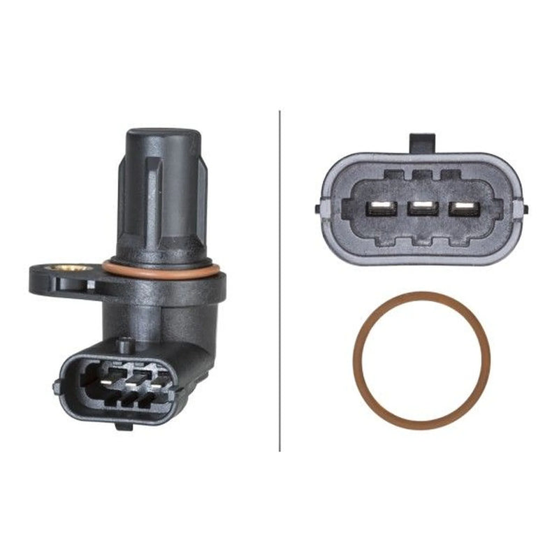 Hella Camshaft Position Sensor Exhaust Side fits Abarth 124 Spider 2016 on 1.4